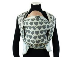 Didymos Babytragetuch, Modell by Graziela Herzen Monochrom, Größe 2, grau