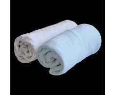 poyetmotte Matratzenschoner und Spannbetttuch, 120 cm, blau