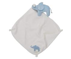 Rätt Start Jersey Kuscheldecke Elefant, blau, mehrfarbig