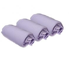 Easy Dort Spannbetttuch, Baumwolle, 3 Stück