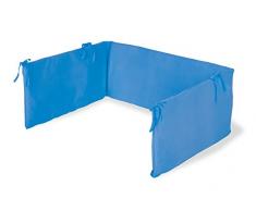 Pinolino 650002-1 Nestchen für Kinderbetten Jersey, blau