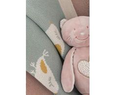 Noukies BB1860.43 Imagine Bio Jacquard Decke 75x100 cm, rosa