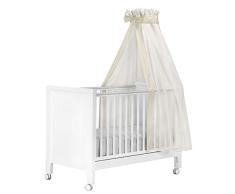 Cambrass Voile Betthimmel für Babybett, 160 x 270 cm 160x270 cm beige