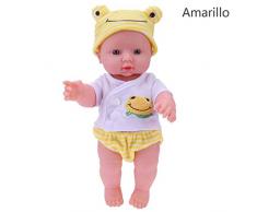 Local Makes A Comeback Babypuppe, Anti-Walz, mit Gelatin-Figur, Geschenk für Kinder zum ersten Erziehen, für Eltern und Kinder, Gelb