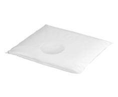 Julius Zöllner 4330100000 Dryfeel Babykissen mit Baumwollbezug mit Kuhle, Grösse 35 x 40 cm, weiß