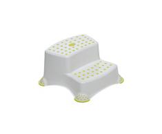 Safety 1st 2-Stufen Schemel, praktischer Hocker mit 2 Stufen für Kinder und Kleinkinder, lime/weiß