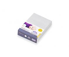 Träumeland Spannbetttuch Frottee, hellgrau, 40 x 90 cm