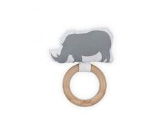 Jollein Beißring Ø 7cm Safaristein grau Beißring Ø 7cm Safaristein grau Beißring Ø 7cm Safaristein grau