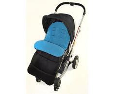 Fußsack/COSY TOES kompatibel mit Koochi LITESTAR Travel Kinderwagen Ocean Blau