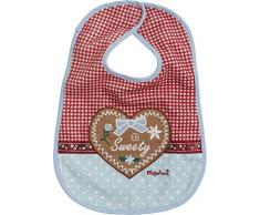 Playshoes 507126-374 Klett-Lätzchen, Babylätzchen Landhaus, Wasserdichte Unterlage, 33 x 26 cm