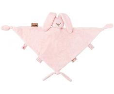 Nattou Großes Schnuffeltuch Hase Lapidou, Wegbegleiter ab der Geburt, 65 x 40 cm, Rosa