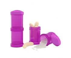 Twistshake 7350083120274 Messbecher 2x100 ml, violett