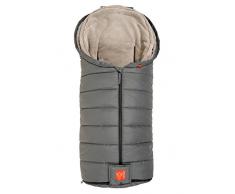 Kaiser 6574124 All Season Kinderwagen Fußsack Paul 3 in 1, anthracite, grau