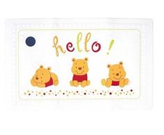 TIGEX Disney Winnie Puuh Badteppich Badematte, rutschfest, Baby