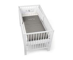 Sterntaler Bett-Set, Kopfkissen, Bettdecke und Bett-Nestchen, Waldis, Alter: Für Babys ab der Geburt, Grau/Mehrfarbig