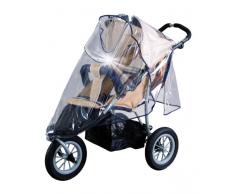 sunnybaby 17083 - Universal Regenverdeck, Regenschutz mit REFLEKTOR für Jogger, Sportwagen, Shopper, Buggy mit Dach, Kinderwagen | Kontaktfenster für optimale Luftzirkulation | PREMIUM QUALITÄT