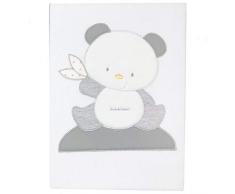 Andy & Helen 2/4470cd03 _ GR Decke Wiege bestickt Baumwolle, Grau