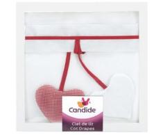 Candide 223080 Betthimmel Lapin fragile 272x157 cm, weiß
