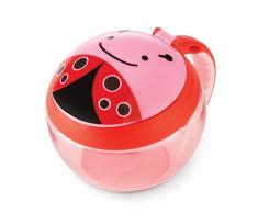 Skip Hop Zoo Snackcup, Snackbox, Aufbewahrungsbehälter für Kinder, mehrfarbig, Marienkäfer Livie