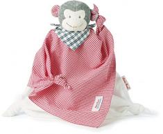 Käthe Kruse 74930 Affe Carlo Klassik Schmusetuch, rot