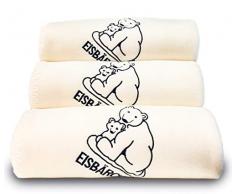 Eisbärchen 7575NW Fleecedecke, hellblau/weiß