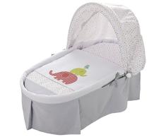 Piccolandy Family Babywiege mit Sonnendach, Grau