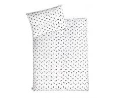 Jersey Bettwäsche Schleifchen, Gr. 100x135 + 40x60 cm