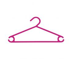 Euret 75233 Kleiderbügel 8-teilig, rosa