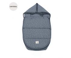 Walking Mum 36139 Unisex - Baby Fußsack Gruppe 0 Dreamer Punkte blau dm