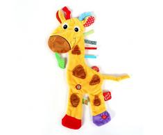 Vital Innovations LL-FR14044 Label-Label Schmusetuch Giraffe, gelb