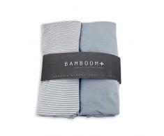 Bamboom 104-161-060 Matratzenauflage Culla, blau gestreift, weiß/blau