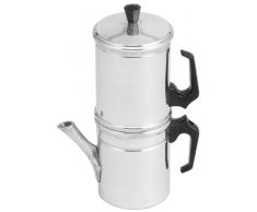 Ilsa Napoletana Kaffeemaschine, Aluminium, Silber, für 6 Tassen