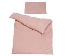 roba organic 2-teilige Bettwäsche Lil Planet rosa/mauve, 100x135cm, Jersey GOTS zertifiziert