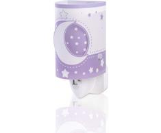 Moon Light Nachtlicht Dalber 63235Ll Mond Licht lila Lampe Kinder Zimmer