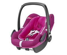 Maxi-Cosi Pebble Plus Babyschale, sicherer Gruppe 0+ i-Size Kindersitz (0-13 kg), nutzbar ab der Geburt bis ca. 12 Monate, passend für FamilyFix One Basisstation, frequency pink