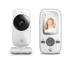 Motorola Baby MBP481 Video Babyphone , Baby-Überwachungskamera mit Zoom und 2,0 Zoll Farbdisplay , 300 Meter Reichweite