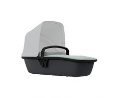 Quinny Lux Kinderwagenaufsatz, passend für Buggy Zapp Flex und Zapp Flex Plus, ultraleichte Babywanne, robust und atmungsaktiv, nutzbar ab der Geburt bis 6 Monate, grey on graphite