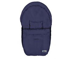 Altabebe AL2610-01 Sommerfußsack für Autositz Gruppe 0 mit 3 und 5-Punkt-Gurttechnik, marine