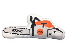 Stihl Kissen in Motorsägeform aus weichem Plüschmaterial Länge ca. 50 cm