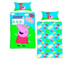 Peppa Pig Unisex - Baby Bettwäsche NI-PEP011BL