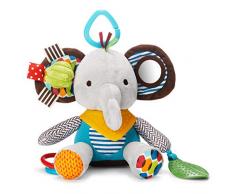 Skip Hop Bandana Buddies Aktivitätsspielzeug, Plüschtier für Babys und Kinder, mehrfarbig, Elefant