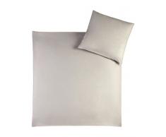 Julius Zöllner 85000 40540 - Bettwäsche Uni, Größe: 80x80 cm / 35x40 cm, uni taupe