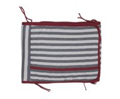 Les Petites Chosen Leo Nestchen aus Merinowolle, gestreift, Rot