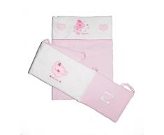 Baby Elegance Star Ted Kinderbett Set (Pink)