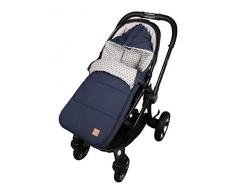 Kinderwagen Fußsack Jessy Jersey Star, navy