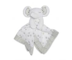 Lulujo Baby L2-LJ904 Schmusetuch Elefant Grau