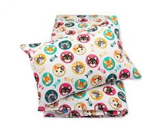 Pepi Leti 685843715443 Männliche Katzen Premium Hochwertige Kinderbettwäsche, mehrfarbig