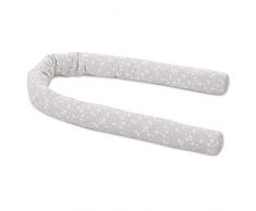 babybay Nestchenschlange Piqué passend für alle Modelle, perlgrau Sterne weiß