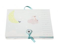 Baby Art 34120177 Baby Art MesslatteI´m not a Baby, faltbare Meßlatte für Kinder inkl. toller Sticker, misst die Körpergröße von 45 cm bis 145 cm, aus robustem Karton, mehrfarbig