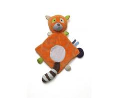 Pandi Panda Schmusetuch, rhodiniert, Orange